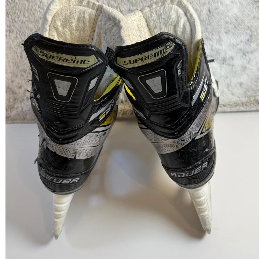 Bauer Supreme S53 Hockey Skates Size 6 Black Yellow‎